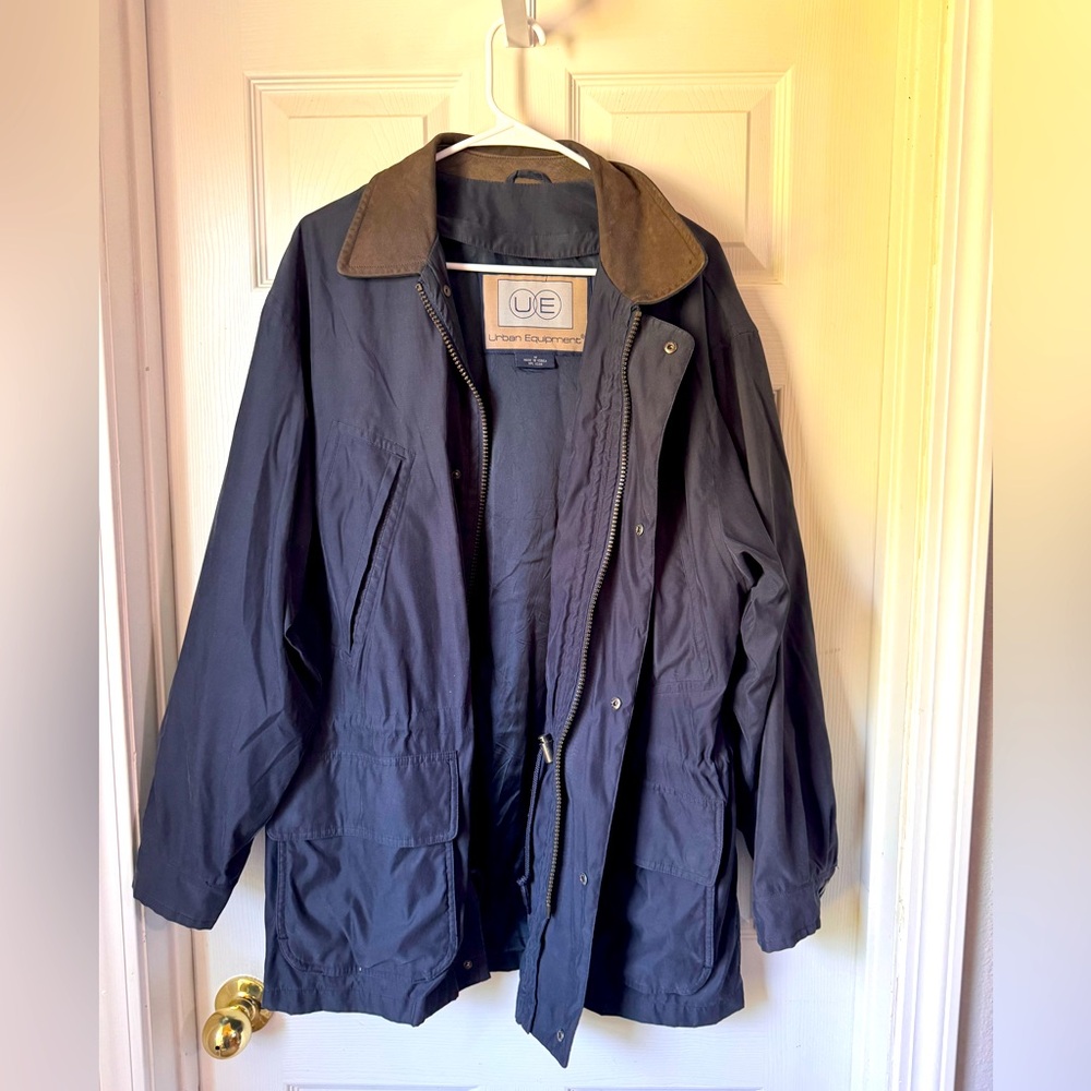 Urban Equipment Zip-Up Jacket – Suede Collar – VTG – Size M